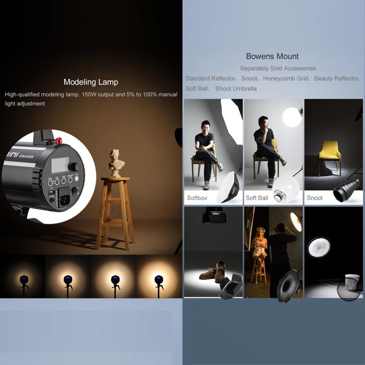 Godox Gemini GS200II Studio Flash Light 200Ws Bowens Mount Strobe Flash (US Plug) - free shipping - PMC TechLife - Order now!