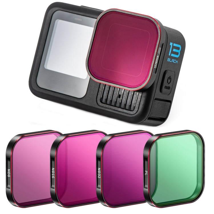 For GoPro HERO13 Black STARTRC Quick Release 4 in 1 ND8 ND16 ND32 CPL Lens Filter - free shipping - PMC TechLife - Order now!