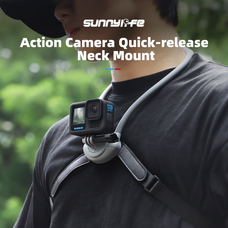 Sunnylife POV Neck Mount Hand Free Video Vlog Neck Selfie Holder with Body Strap (Grey) - free shipping - PMC TechLife - Order now!