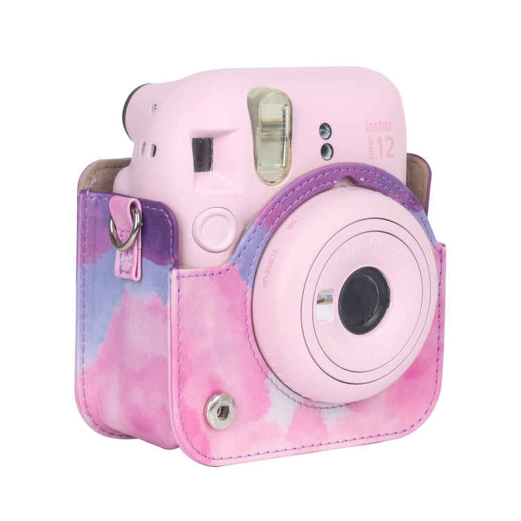 For FUJIFILM instax mini 12 Painted Full Body Leather Case Camera Bag with Strap(Dream Cloud) - Leather Bag by PMC TechLife | Online Shopping South Africa | PMC TechLife | Buy Now Pay Later Mobicred