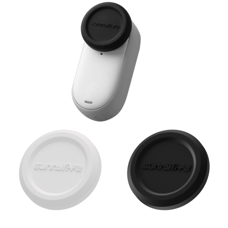 For Insta360 GO 3S Sunnylife 2pcs Black and White Scratch-resistant Lens Protective Cap - free shipping - PMC TechLife - Order now!