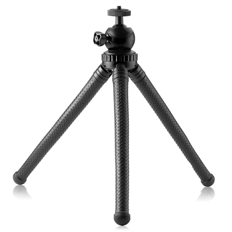W1 Mini Octopus Flexible Tripod Holder with Ball Head for SLR Cameras, GoPro, Phones (Black) - Portable Mini Tripod by PMC TechLife | Online Shopping South Africa | PMC TechLife | Buy Now Pay Later Mobicred