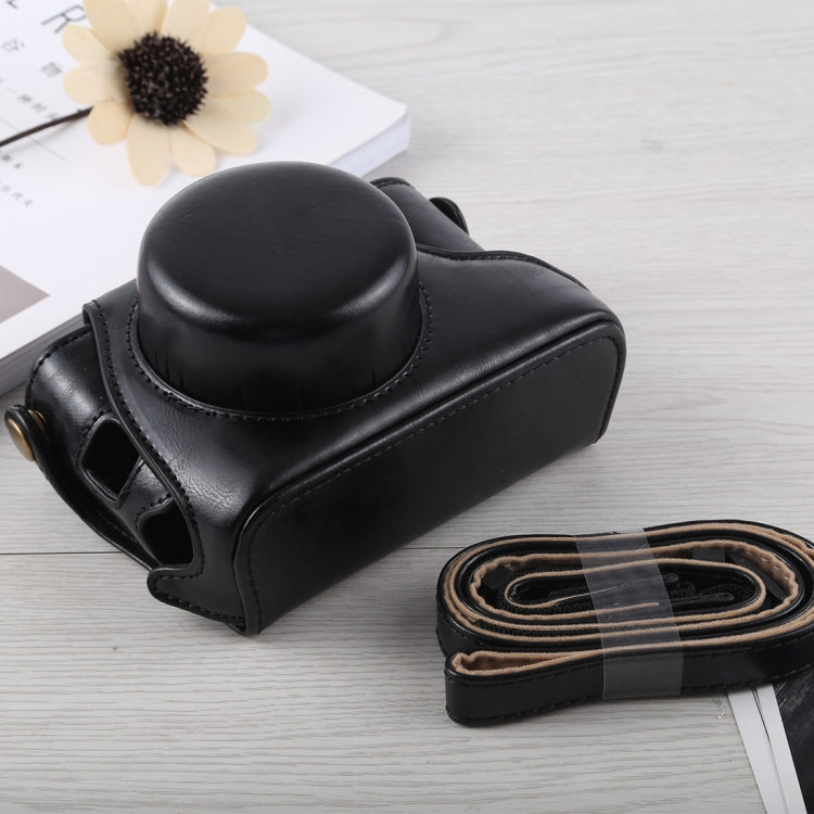 Full Body Camera PU Leather Case Bag with Strap for Fujifilm X100F (Black) - free shipping - PMC TechLife - Order now!