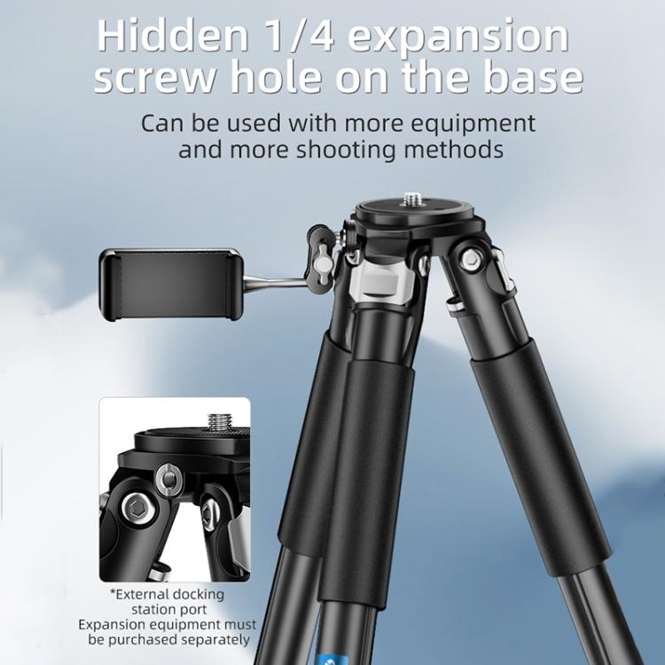 BEXIN RK264 Portable Collapsible Aluminum Alloy Camera Tripod (Black) - free shipping - PMC TechLife - Order now!