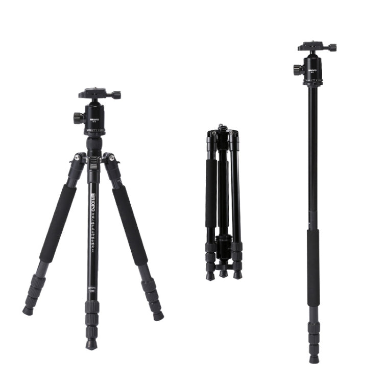 TRIOPO M2508 Multifunction Adjustable 4-Section Portable Aluminum Alloy Tripod Monopod with D-2A Ball Head for SLR Camera - free shipping - PMC TechLife - Order now!