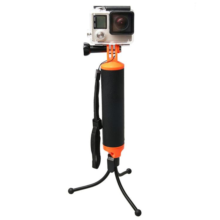 Floating Handle Grip with Tripod Holder & Adjustable Anti-lost Strap for GoPro, Insta360, DJI and Other Action Cameras - Floating Grip & Ball by PMC TechLife | Online Shopping South Africa | PMC TechLife | Buy Now Pay Later Mobicred