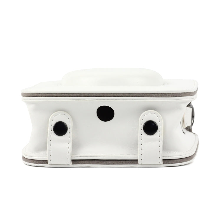 Vintage PU Leather Camera Case Protective bag for FUJIFILM Instax SQUARE SQ10 Camera, with Adjustable Shoulder Strap(White) - free shipping - PMC TechLife - Order now!