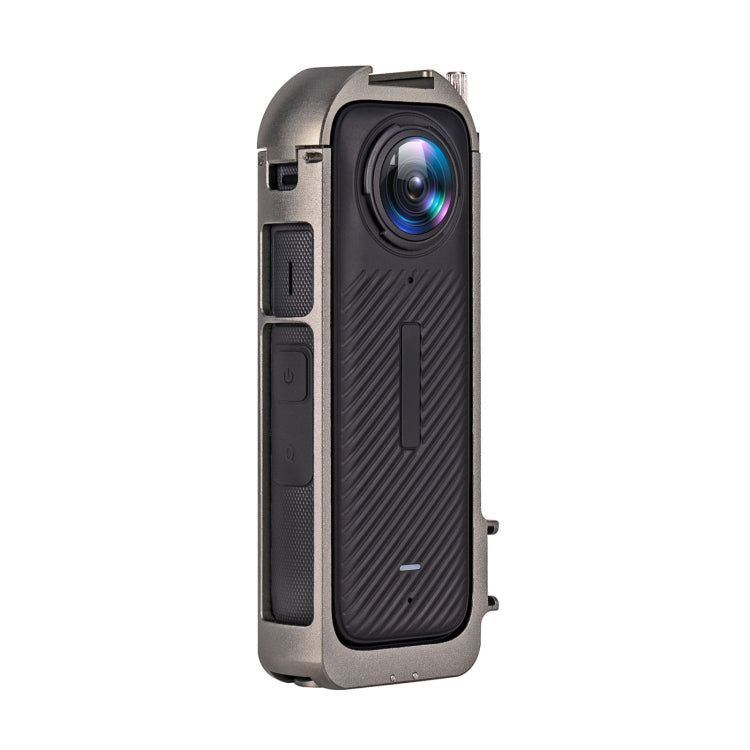 For Insta360 X4 Metal Protective Cage Rig Housing Frame with Expand Cold Shoe Base & Tripod Adapter - Mount & Holder by PMC TechLife | Online Shopping South Africa | PMC TechLife