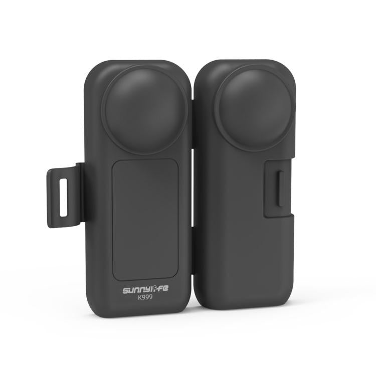 For Insta360 X5 / X4 Sunnylife Integrated Lens Screen Protective Cover Camera Case with Strap (Black) - free shipping - PMC TechLife - Order now!