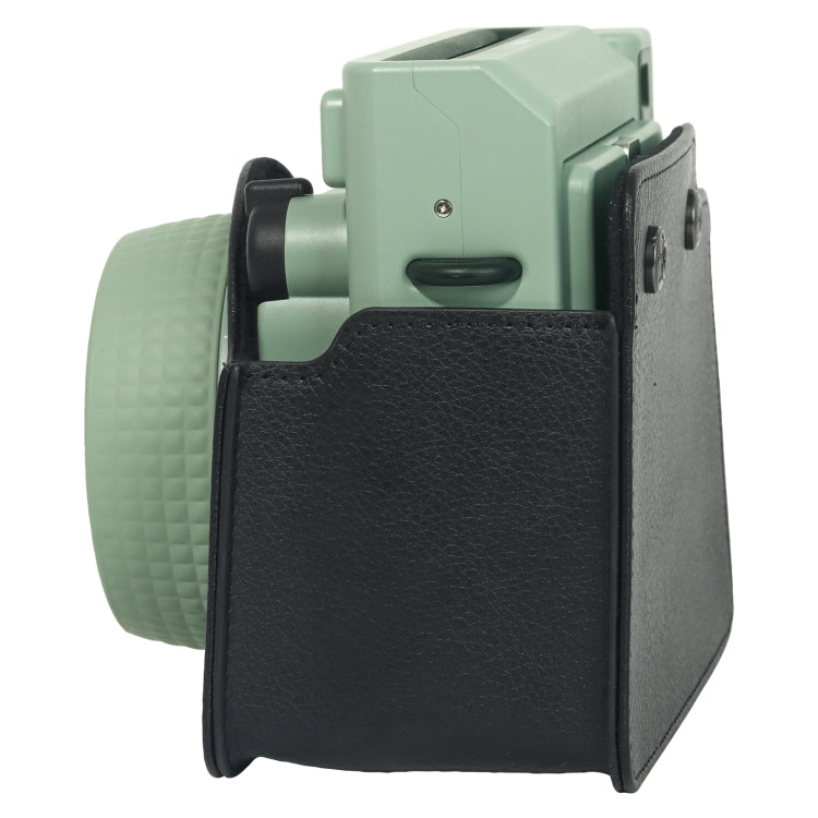 For FUJIFILM Instax WIDE 400 Full Body Leather Case Bag with Strap (Black) - Leather Bag by PMC TechLife | Online Shopping South Africa | PMC TechLife | Buy Now Pay Later Mobicred
