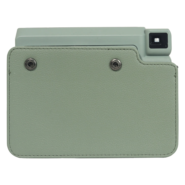 For FUJIFILM Instax WIDE 400 Full Body Leather Case Bag with Strap (Green) - Leather Bag by PMC TechLife | Online Shopping South Africa | PMC TechLife | Buy Now Pay Later Mobicred