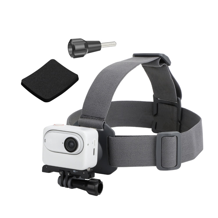 Sunnylife TD672 360 Rotation Adjustable Head Strap Vlog POV Mount Belt for GoPro, Insta360, DJI Osmo Action and Other Action Cameras  (Grey) - Head Belt by Sunnylife | Online Shopping South Africa | PMC TechLife | Buy Now Pay Later Mobicred