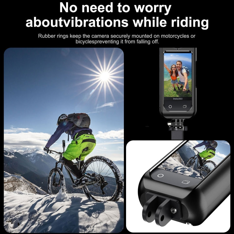 For Insta360 X4 Aluminum Alloy Metal Protective Cage Housing Frame (Black) - free shipping - PMC TechLife - Order now!