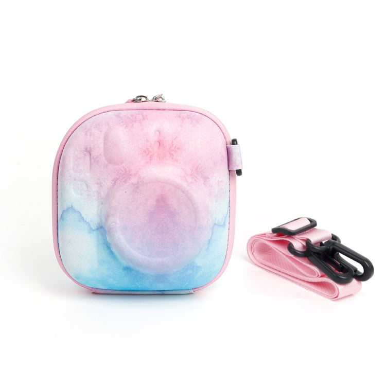 Painted EVA Hard Case PU Storage Bag for FUJIFILM Instax mini 7+/8/9/11/12/40(Blue Pink) - Soft Bag by PMC TechLife | Online Shopping South Africa | PMC TechLife | Buy Now Pay Later Mobicred