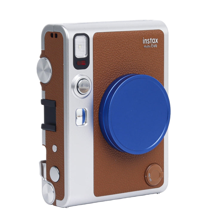 For FUJIFILM Instax mini EVO Camera Lens Cap Aluminum Alloy Protective Cover (Blue) - Lens Cap by PMC TechLife | Online Shopping South Africa | PMC TechLife | Buy Now Pay Later Mobicred