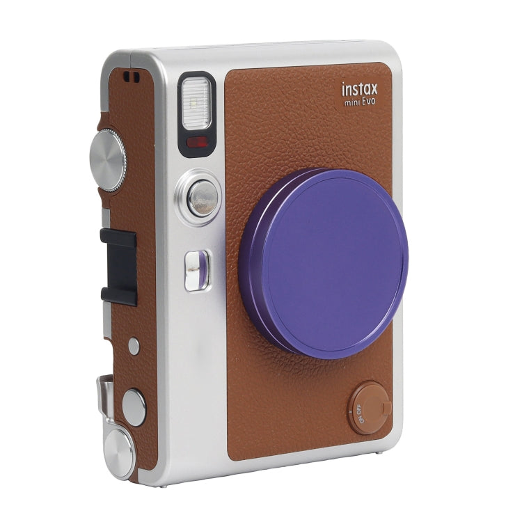 For FUJIFILM Instax mini EVO Camera Lens Cap Aluminum Alloy Protective Cover (Purple) - Lens Cap by PMC TechLife | Online Shopping South Africa | PMC TechLife | Buy Now Pay Later Mobicred