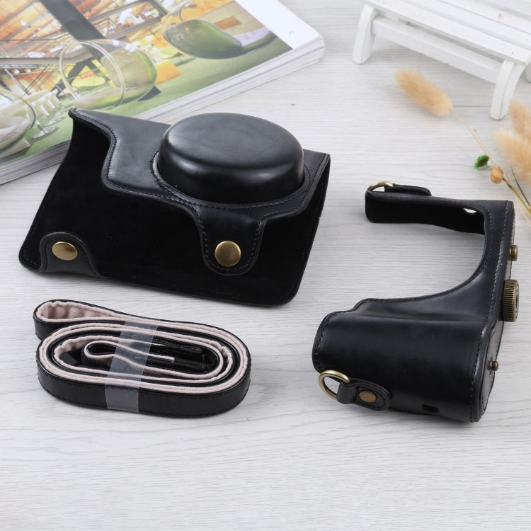 Full Body Camera PU Leather Case Bag with Strap for Samsung Galaxy Camera EK-GC100 / EK-GC110 / EK-GC200(Black) - free shipping - PMC TechLife - Order now!