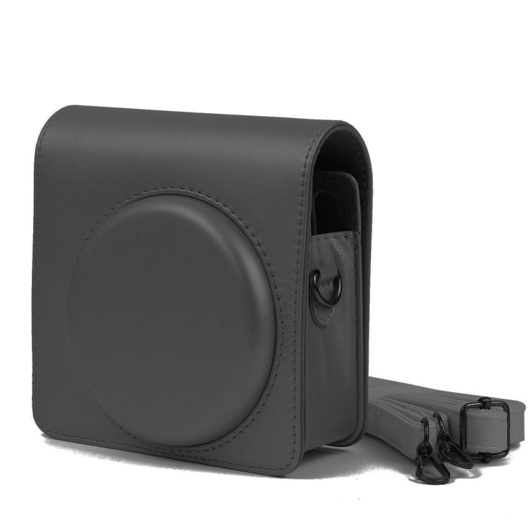 Pearly Lustre PU Leather Case Bag for FUJIFILM Instax SQUARE SQ6 Camera, with Adjustable Shoulder Strap(Black) - free shipping - PMC TechLife - Order now!