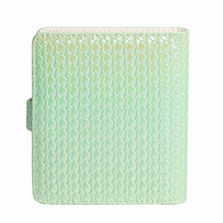 For FUJIFILM instax mini 12 Colorful Woven Leather Case Full Body Camera Bag + Photo Album with Strap (Green) - Leather Bag by PMC TechLife | Online Shopping South Africa | PMC TechLife | Buy Now Pay Later Mobicred