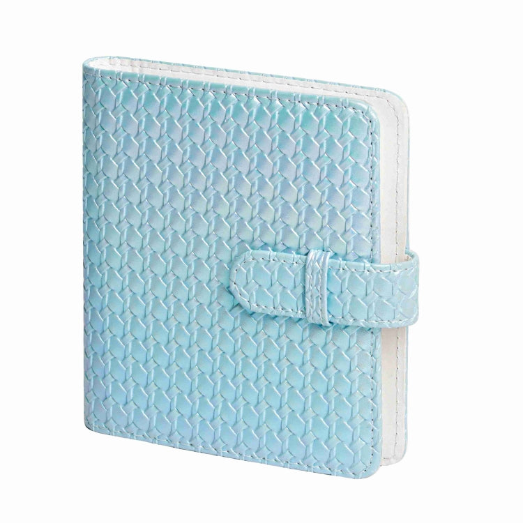 For FUJIFILM instax mini 12 Colorful Woven Leather Case Full Body Camera Bag + Photo Album with Strap (Blue) - Leather Bag by PMC TechLife | Online Shopping South Africa | PMC TechLife | Buy Now Pay Later Mobicred