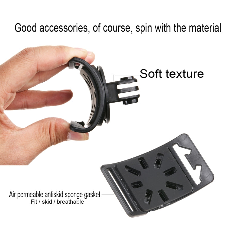 GP278 3 in 1 Hand Wrist Arm Leg Straps 360-degree Rotation Mount for GoPro, Insta360, DJI and Other Action Cameras(Black) - Wrist Strap by PMC TechLife | Online Shopping South Africa | PMC TechLife | Buy Now Pay Later Mobicred