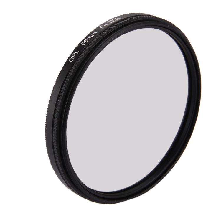 58mm 3 in 1 Round Circle CPL Lens Filter with Cap for GoPro HERO7 Black/6 /5 - Lens Filter by JSR | Online Shopping South Africa | PMC TechLife | Buy Now Pay Later Mobicred