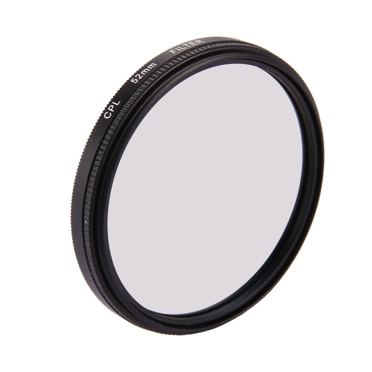 52mm 3 in 1 Round Circle CPL Lens Filter with Cap for GoPro HERO7 Black/6 /5 - Lens Filter by JSR | Online Shopping South Africa | PMC TechLife | Buy Now Pay Later Mobicred