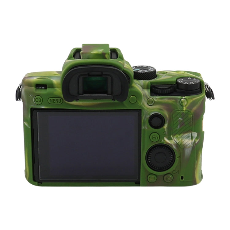 For Sony A7 III / ILCE-7M3 / A7R III Soft Silicone Protective Case(Camouflage) - Protective Case by PMC TechLife | Online Shopping South Africa | PMC TechLife | Buy Now Pay Later Mobicred