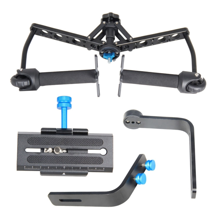 YELANGU YLG-0108F Spider Stabilizer with Quick Release Plate for Camcorder DV Video Camera DSLR - free shipping - PMC TechLife - Order now!