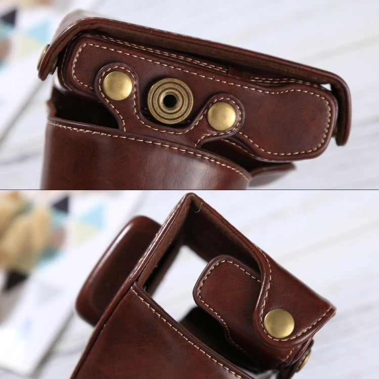 Full Body Camera PU Leather Case Bag with Strap for Olympus EPL7 / EPL8 (Coffee) - free shipping - PMC TechLife - Order now!