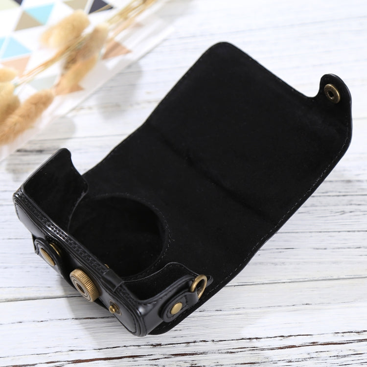 Full Body Camera PU Leather Case Bag with Strap for Canon PowerShot SX730 HS / SX720 HS (Black) - free shipping - PMC TechLife - Order now!