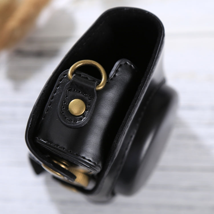 Full Body Camera PU Leather Case Bag with Strap for Canon PowerShot SX730 HS / SX720 HS (Black) - free shipping - PMC TechLife - Order now!