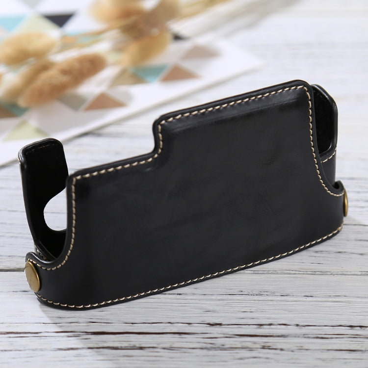 1/4 inch Thread PU Leather Camera Half Case Base for FUJIFILM X-E3(Black) - free shipping - PMC TechLife - Order now!