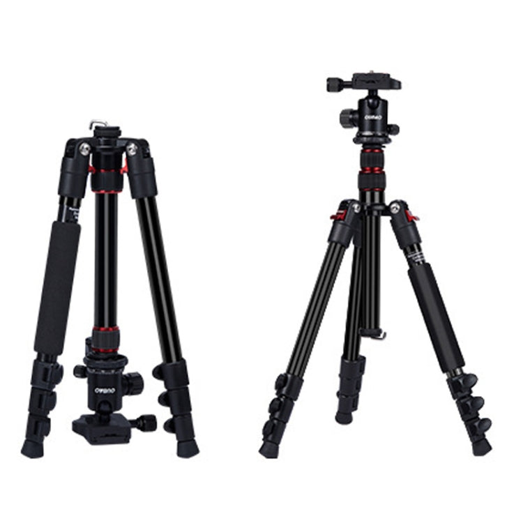 TRIOPO K2508S+B1S Adjustable Portable  Aluminum Alloy Tripod with Ball Head for SLR Camera(Red) - free shipping - PMC TechLife - Order now!