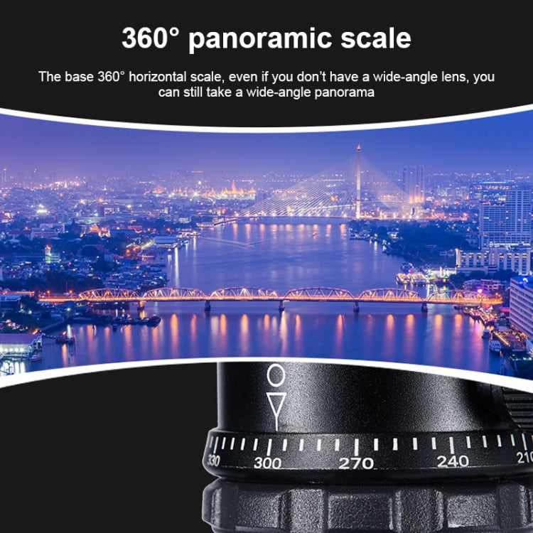 TRIOPO K2508S+B1S Adjustable Portable  Aluminum Alloy Tripod with Ball Head for SLR Camera(Black) - free shipping - PMC TechLife - Order now!