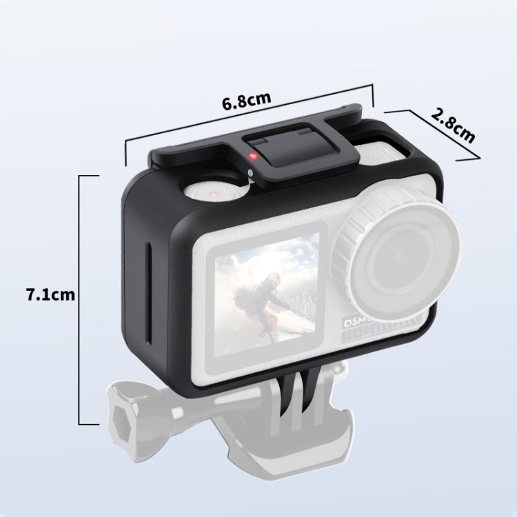 Sports Camera PC+ABS Shockproof Protective Case for DJI Osmo Action 1 - Osmo Action Series by PMC TechLife | Online Shopping South Africa | PMC TechLife | Buy Now Pay Later Mobicred