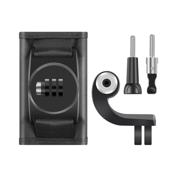 Hook and Loop Fastener Backpack Rec-Mounts Clip Clamp Mount with Screw for GoPro, Insta360, DJI and Other Action Cameras - Mount & Holder by PMC TechLife | Online Shopping South Africa | PMC TechLife | Buy Now Pay Later Mobicred
