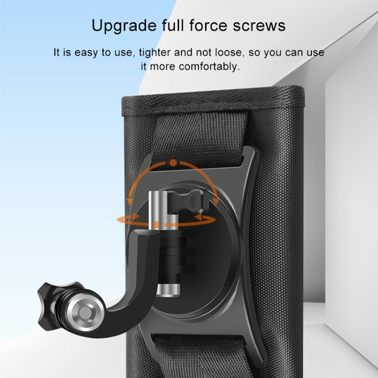 Hook and Loop Fastener Backpack Rec-Mounts Clip Clamp Mount with Screw for GoPro, Insta360, DJI and Other Action Cameras - Mount & Holder by PMC TechLife | Online Shopping South Africa | PMC TechLife | Buy Now Pay Later Mobicred