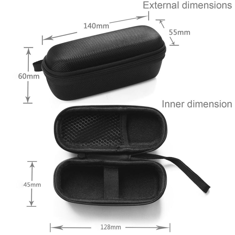 2 PCS Smart VR360 Sport Camera Protection Bag for Insta360 Nano S, Size: 14cm x 6cm x 5.5cm(Black) - Case & Bags by PMC TechLife | Online Shopping South Africa | PMC TechLife | Buy Now Pay Later Mobicred