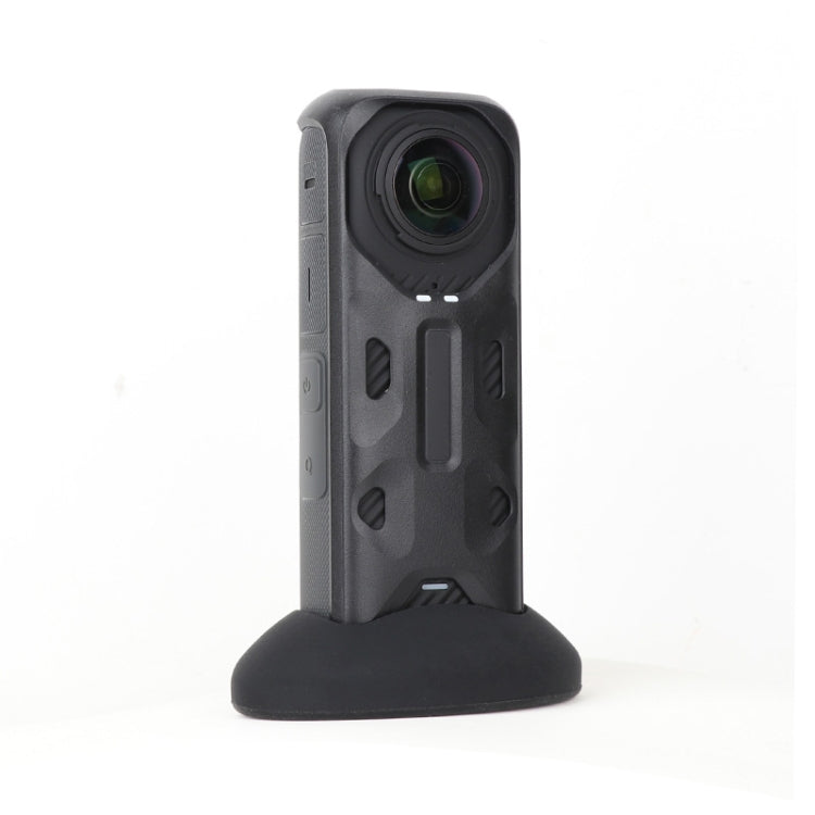 For Insta360 X4 Silicone Base Desktop Stand (Black) - Mount & Holder by PMC TechLife | Online Shopping South Africa | PMC TechLife | Buy Now Pay Later Mobicred