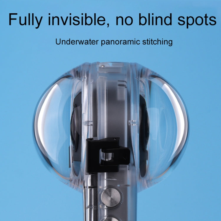 For Insta360 X3 Camera 50m Waterproof Sealed Diving Case (Transparent) - Case & Bags by PMC TechLife | Online Shopping South Africa | PMC TechLife | Buy Now Pay Later Mobicred
