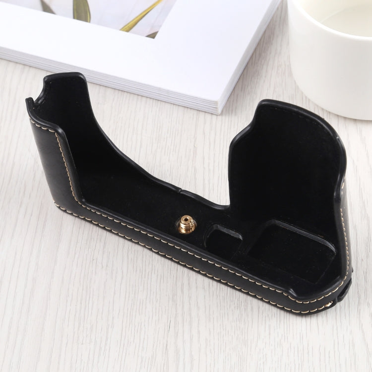 1/4 inch Thread PU Leather Camera Half Case Base for Leica TL (Typ 701) (Black) - free shipping - PMC TechLife - Order now!