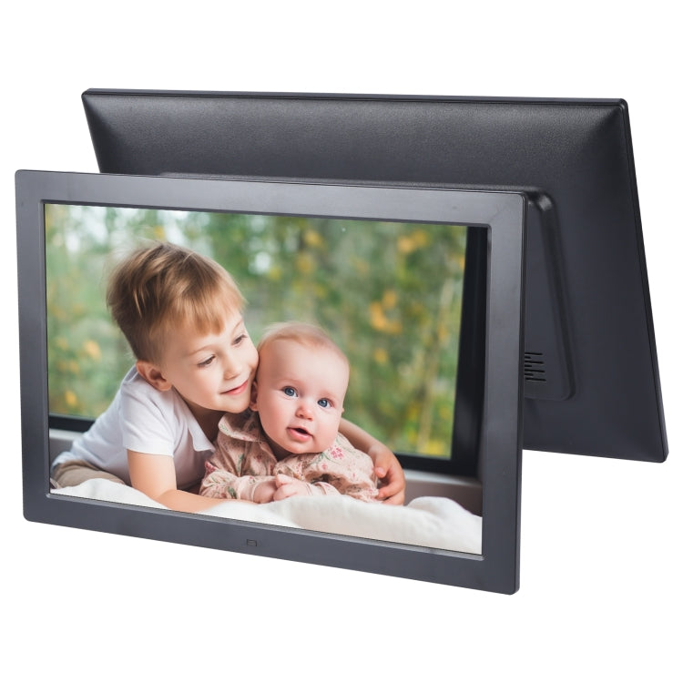 15.4 inch LED Digital Photo Frame with Remote Control, MP3 / MP4 / Movie Player, Support USB / SD Card Input, Built in Stereo Speaker (Black) - 11-15 inch by PMC TechLife | Online Shopping South Africa | PMC TechLife | Buy Now Pay Later Mobicred