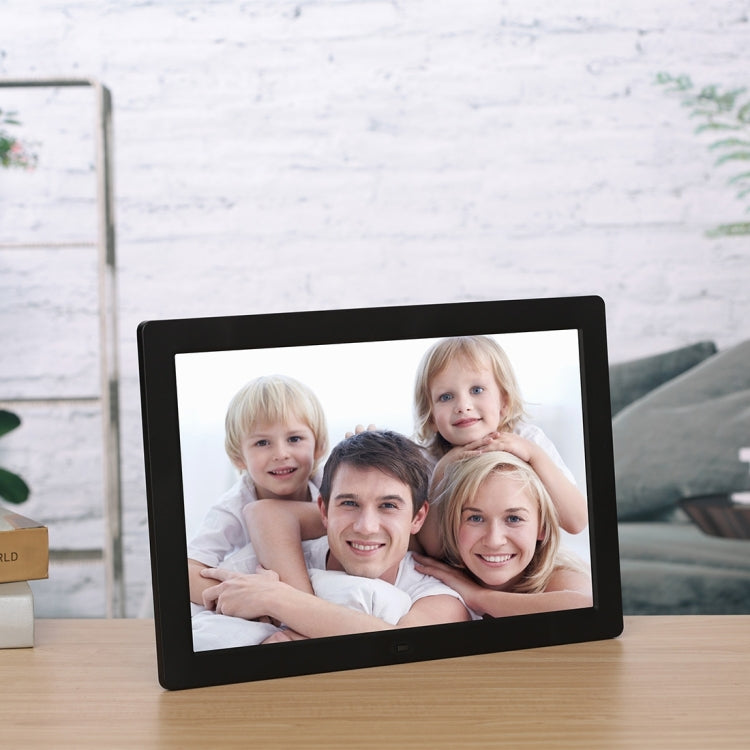 15.4 inch LED Digital Photo Frame with Remote Control, MP3 / MP4 / Movie Player, Support USB / SD Card Input, Built in Stereo Speaker (Black) - 11-15 inch by PMC TechLife | Online Shopping South Africa | PMC TechLife | Buy Now Pay Later Mobicred