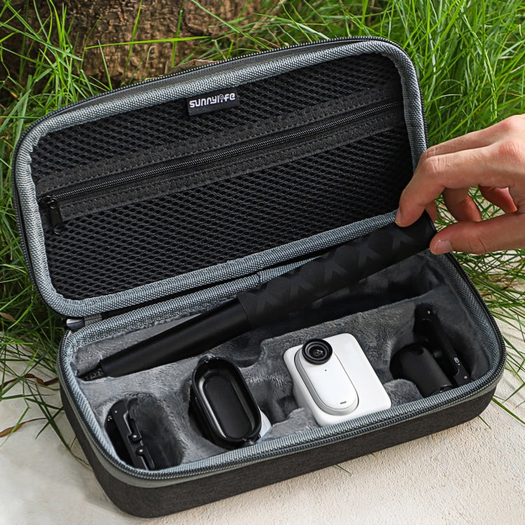 For Insta360 GO 3 / GO 3S Sunnylife Camera Set Storage Bag (Black) - Case & Bags by Sunnylife | Online Shopping South Africa | PMC TechLife | Buy Now Pay Later Mobicred