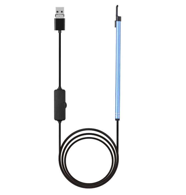 2 in 1 USB HD Visual Earwax Clean Tool Endoscope Borescope with LED Lights & Wifi, Cable length: 2m (Blue) -  by PMC TechLife | Online Shopping South Africa | PMC TechLife | Buy Now Pay Later Mobicred