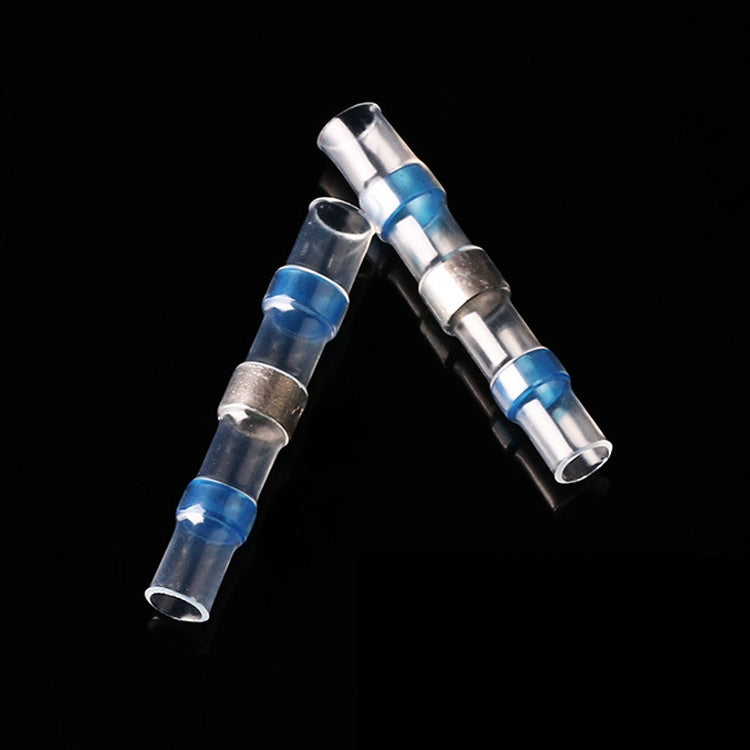 100 PCS AWG16-14 1.5-2.5mm Seal Heat Shrink Butt Wire Connectors Blue Terminals Solder Sleeve(Blue) - Solder Sleeve by PMC TechLife | Online Shopping South Africa | PMC TechLife | Buy Now Pay Later Mobicred