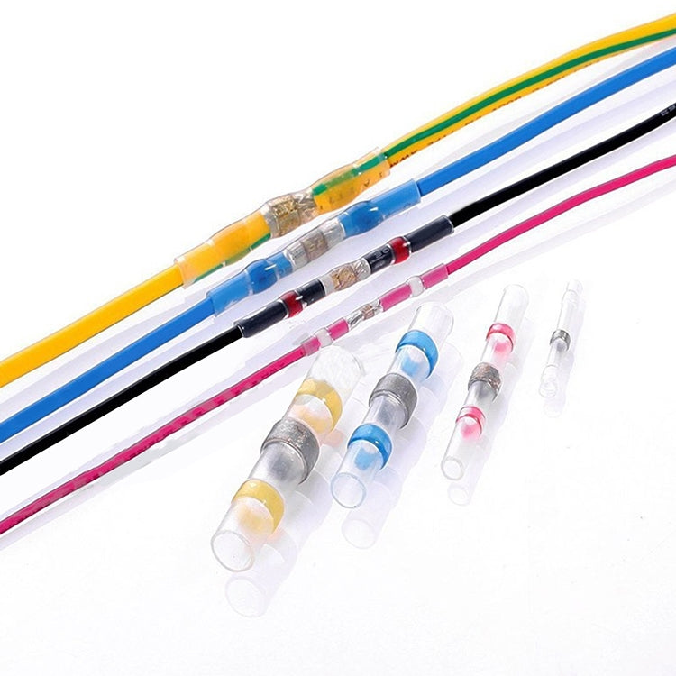 100 PCS AWG16-14 1.5-2.5mm Seal Heat Shrink Butt Wire Connectors Blue Terminals Solder Sleeve(Blue) - Solder Sleeve by PMC TechLife | Online Shopping South Africa | PMC TechLife | Buy Now Pay Later Mobicred