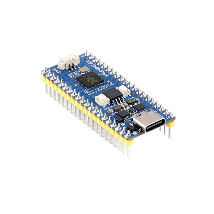Waveshare RP2040-Plus Pico-like MCU Board Based on Raspberry Pi MCU RP2040, with Pinheader - Modules Expansions Accessories by WAVESHARE | Online Shopping South Africa | PMC TechLife | Buy Now Pay Later Mobicred