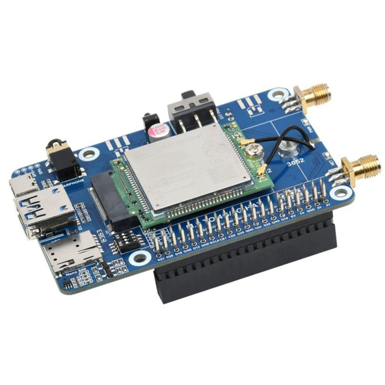 Waveshare SIM7600G-H M.2 4G HAT LTE CAT4 High Speed GNSS Global Band Module for Raspberry Pi - free shipping - PMC TechLife - Order now!